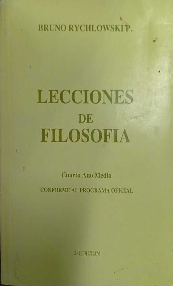 Lecciones de Filosofía