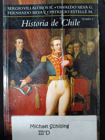 Historia de Chile, Tomo III