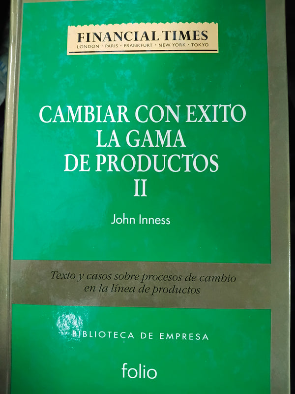 Cambiar con exito la gama de productos II