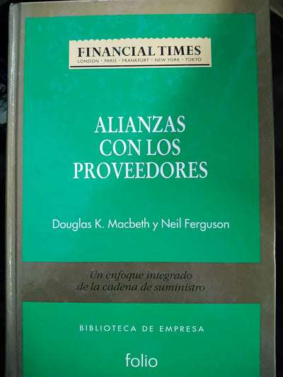 Alianzas con los proveedores