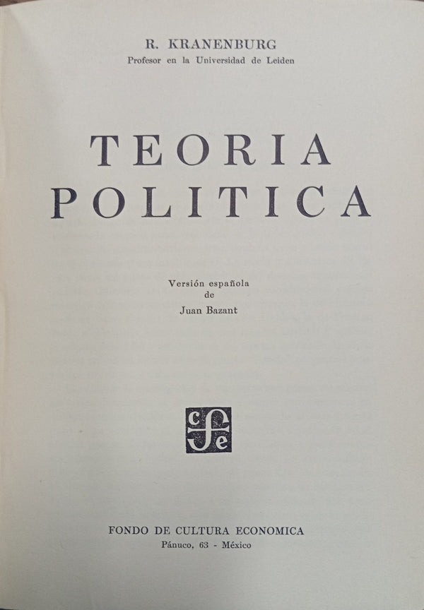 Teoría política