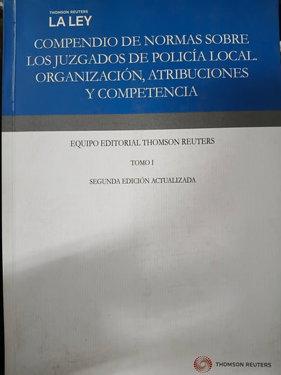 Compendio de Normas sobre los Juzgados de Policía Local