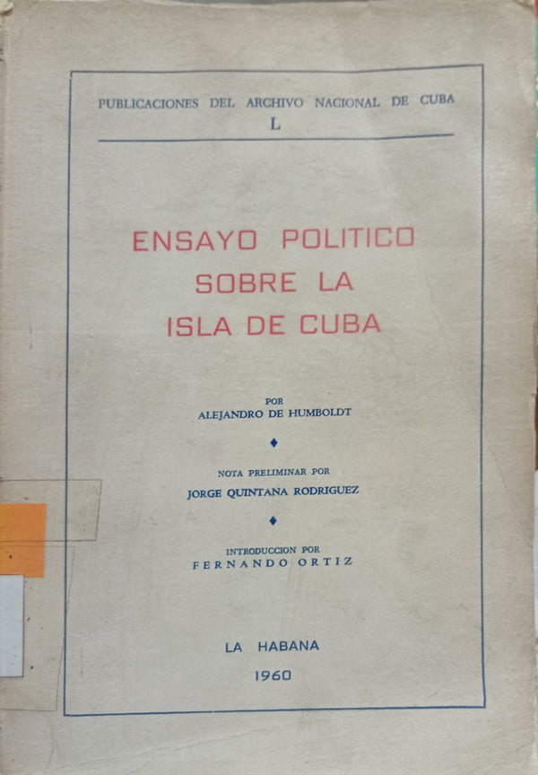 Ensayo político sobre la isla de Cuba