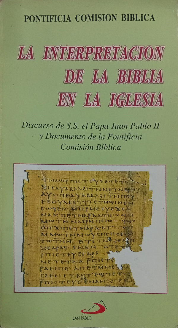 La interpretación de la Biblia en la Iglesia