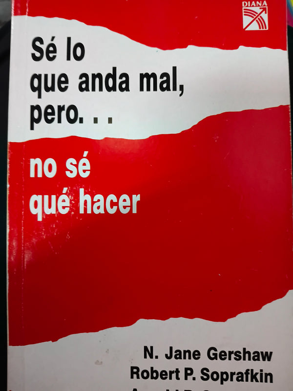 Se que algo anda mal, pero... no se que hacer