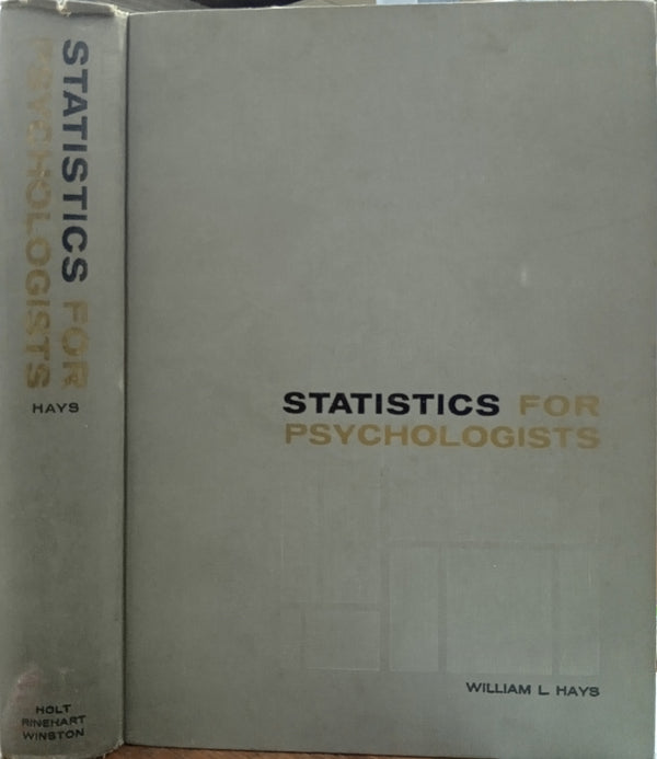 Statistics for Psychologists