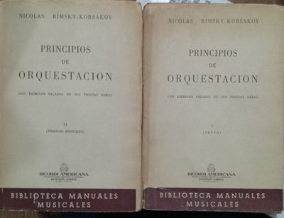 Principios de orquestación. 2 volúmenes