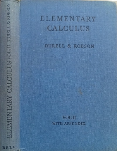 Elementary Calculus – Volume II