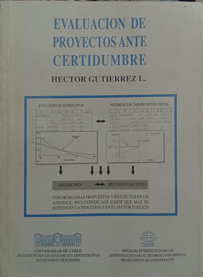 Evaluación de proyectos ante certidumbre