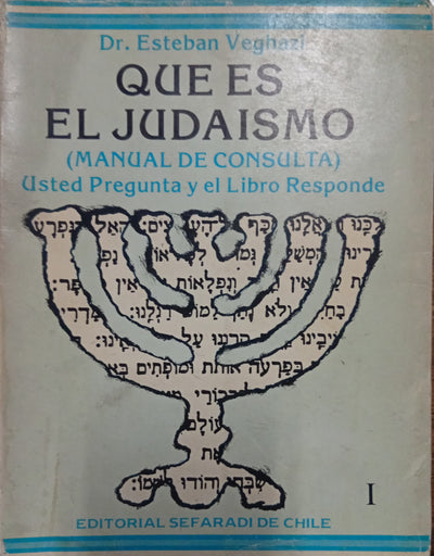 Qué es el judaísmo (Manual de consulta): Usted pregunta y el libro responde. Tomo I