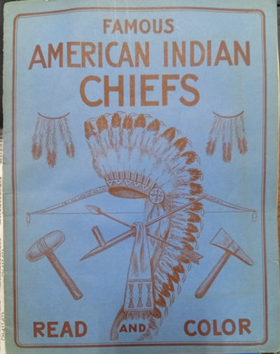 Famous American Indian Chiefs: Read and Color