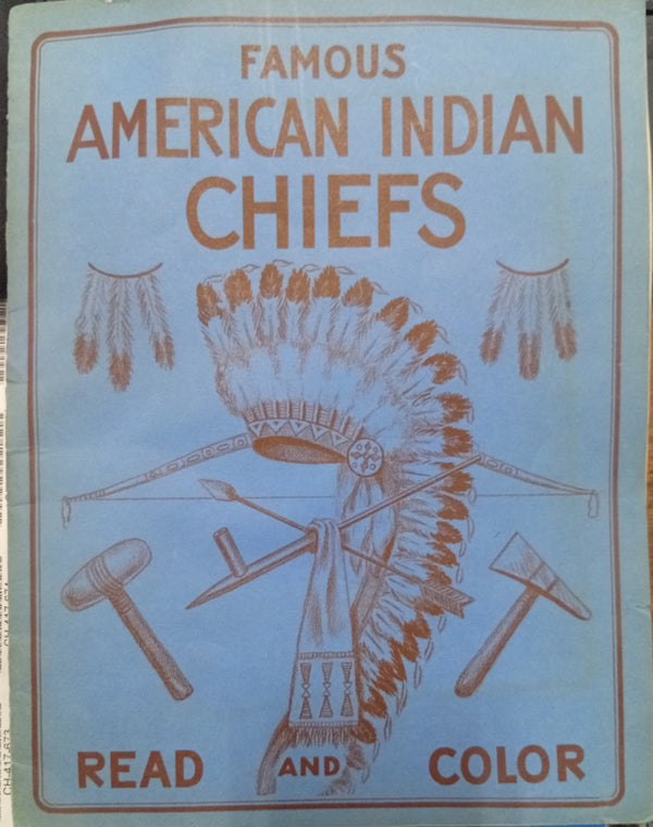 Famous American Indian Chiefs: Read and Color