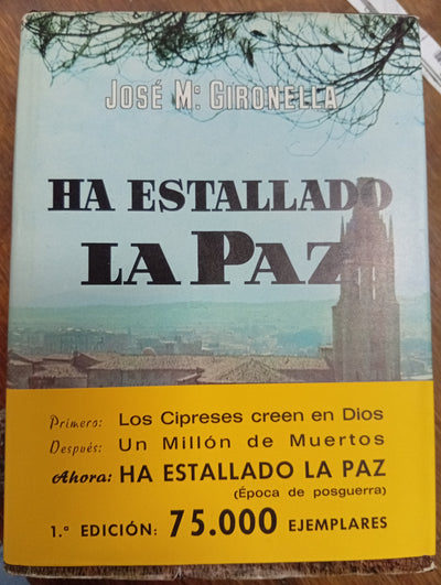 Ha estallado la paz