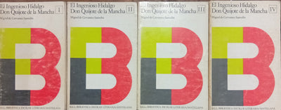 El ingenioso hidalgo Don Quijote de la Mancha. 4 volúmenes (completo)