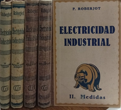 Elementos de electricidad industrial. Tomos II, III, IV y V