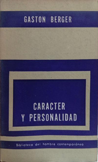 Carácter y personalidad