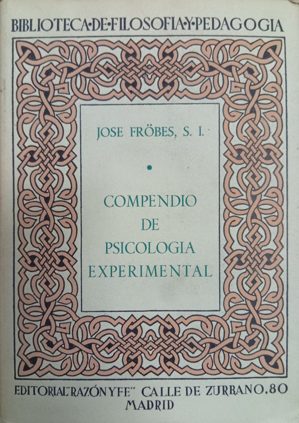 Compendio de psicología experimental