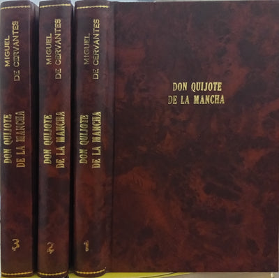 Don Quijote de la Mancha. Tomos I, II y III — colección completa