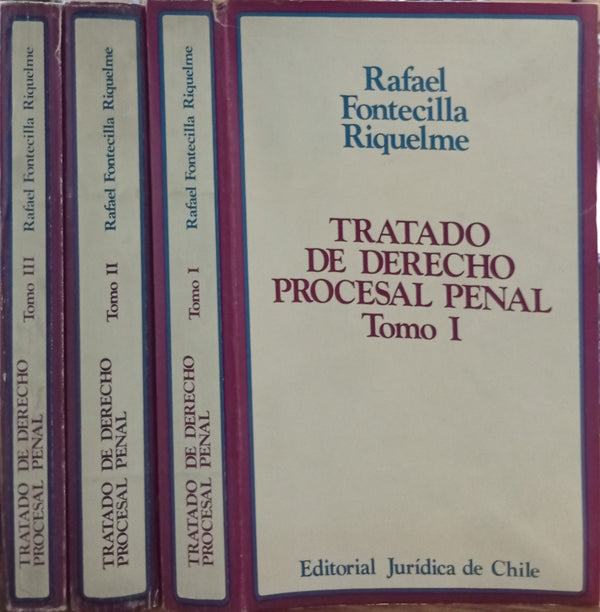 Tratado de Derecho Procesal Penal. Obra en 3 tomos
