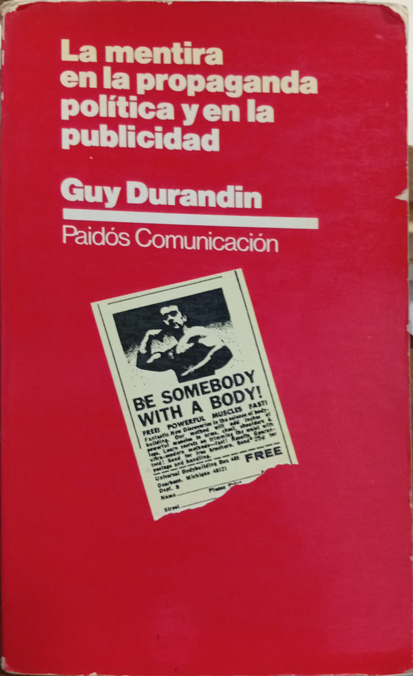 La mentira en la propaganda política y en la publicidad