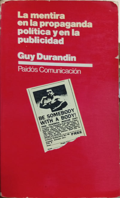 La mentira en la propaganda política y en la publicidad