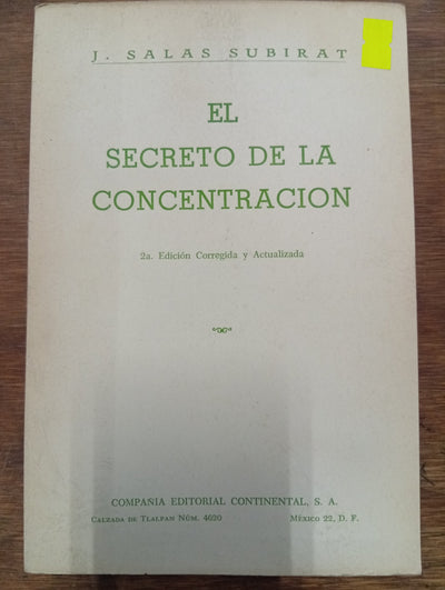 El secreto de la concentración