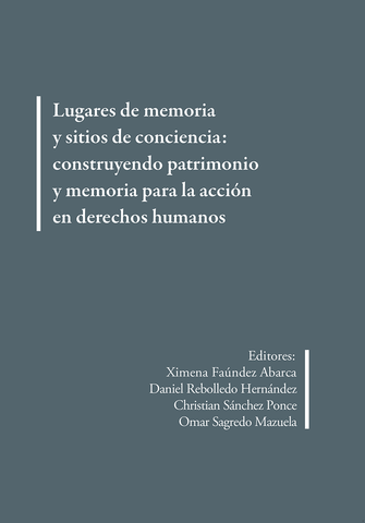 Lugares de memoria y sitios de conciencia