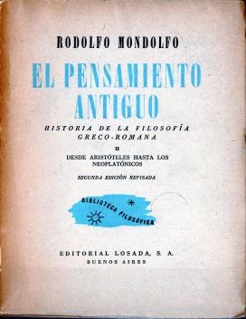 El pensamiento antiguo: Historia de la filosofía greco-romana