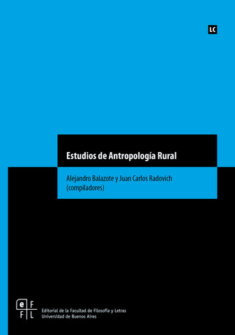 ESTUDIOS DE ANTROPOLOGÍA RURAL