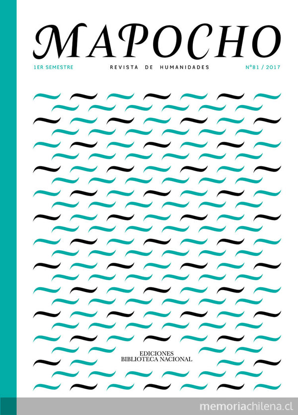 Mapocho: revista de humanidades. número 81, primer semestre de 2017