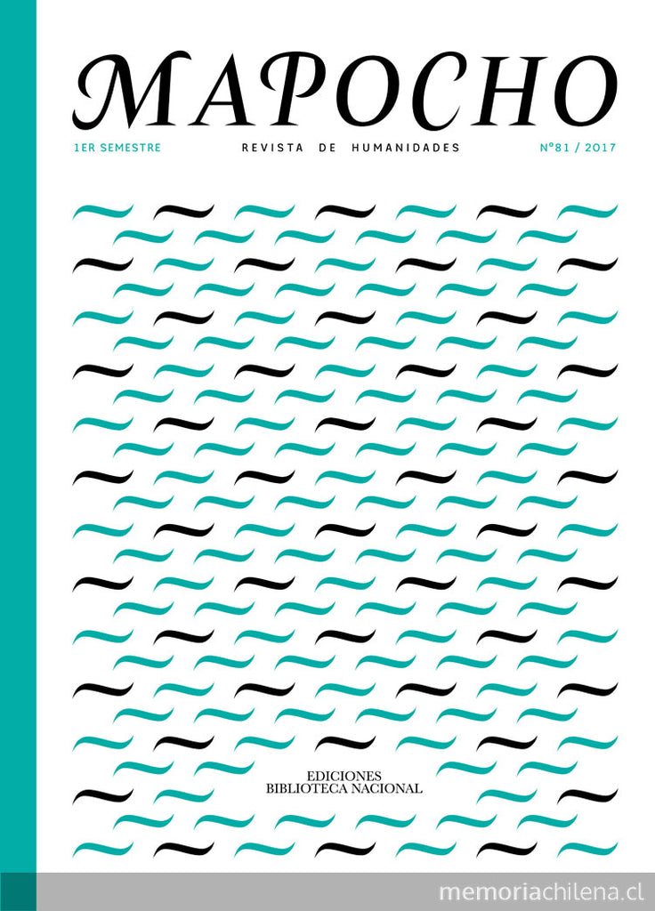 Mapocho: revista de humanidades. número 81, primer semestre de 2017