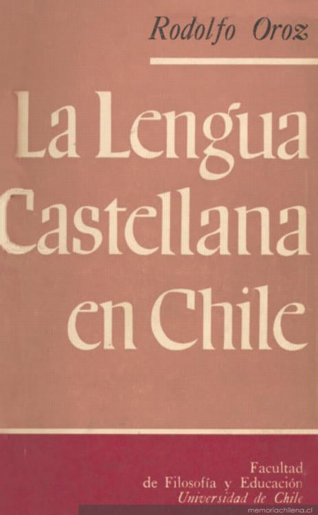 La lengua castellana en Chile
