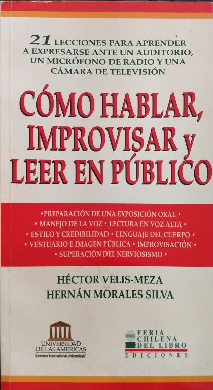 Como Hablar, Improvisar Y Leer En Publico