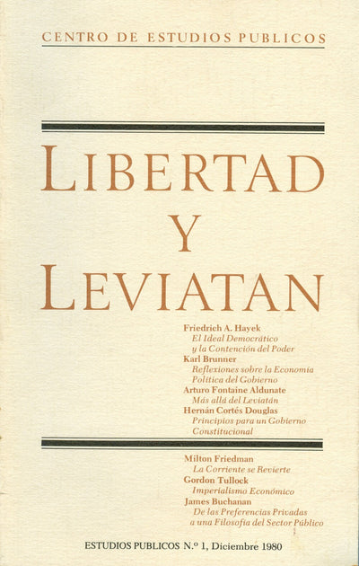 Libertad y Leviatán