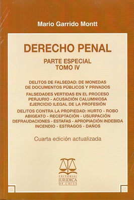 Derecho Penal. Tomo IV, Parte Especial