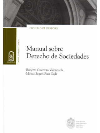 MANUAL SOBRE DERECHO DE SOCIEDADES