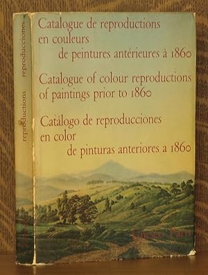 CATALOGO DE REPRODUCCIONES EN COLOR DE PINTURAS ANTERIORES A 1860