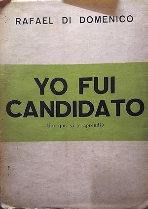 Yo fuí candidato ( Lo que vi y aprendí )