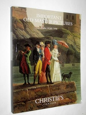 Important Old Master Pictures. 10 July 1998