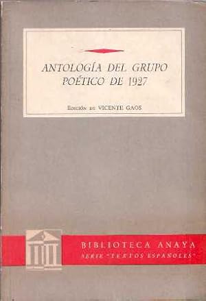 Antología del grupo poético de 1927