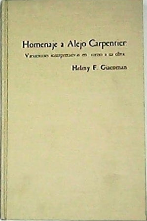Homenaje a Alejo Carpentier