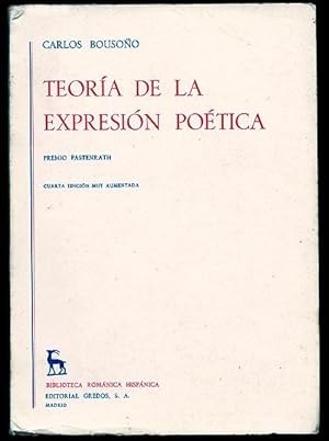 Teoría de la expresión poética - Tomo 1