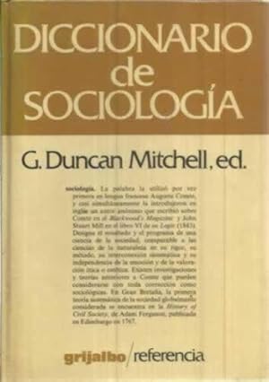 Diccionario de sociología