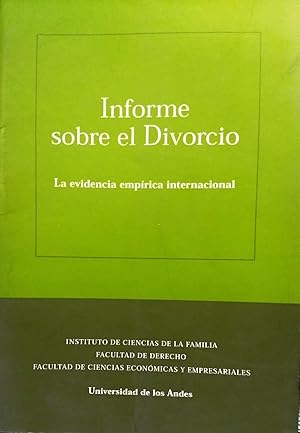 Informe sobre el divorcio: la evidencia empírica internacional