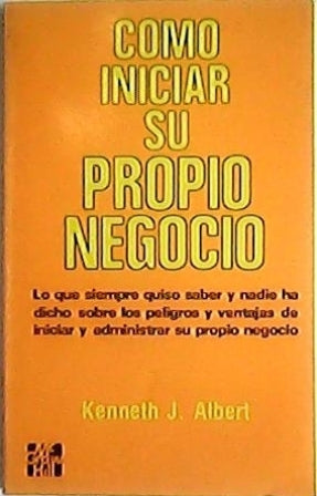 Como Iniciar Su Propio Negocio