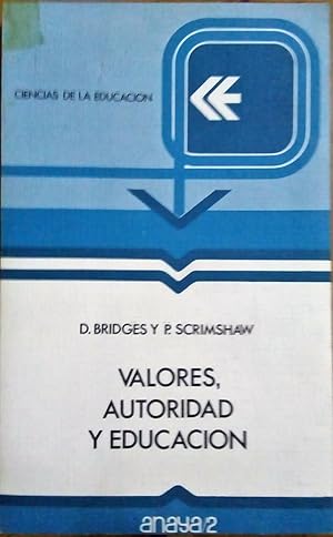 Valores, autoridad y educación