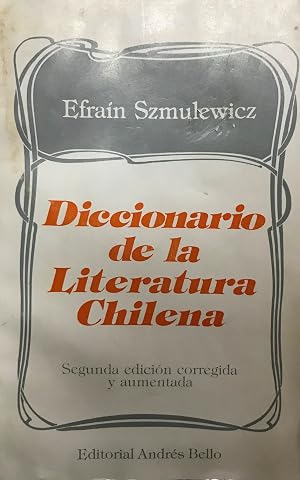 Diccionario de la literatura chilena