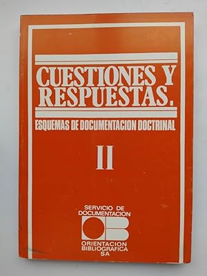 Cuestiones y Respuestas II: Esquemas de Documentación Doctrinal