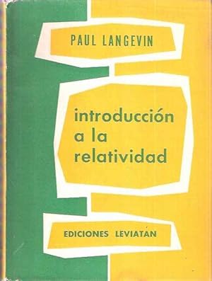 Introducción a la relatividad