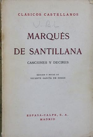 Canciones y decires
